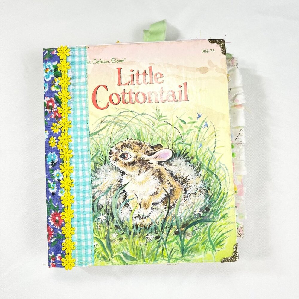Spring Easter Junk Journal, Retro Vintage Journal, Memorykeeping, Scrapbooking